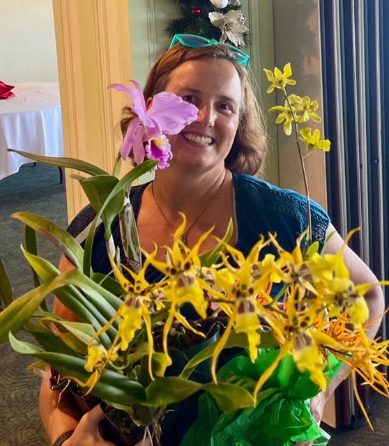 Heather with Orchids