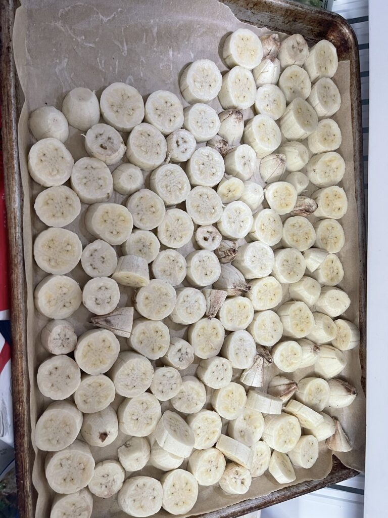 frozen bananas