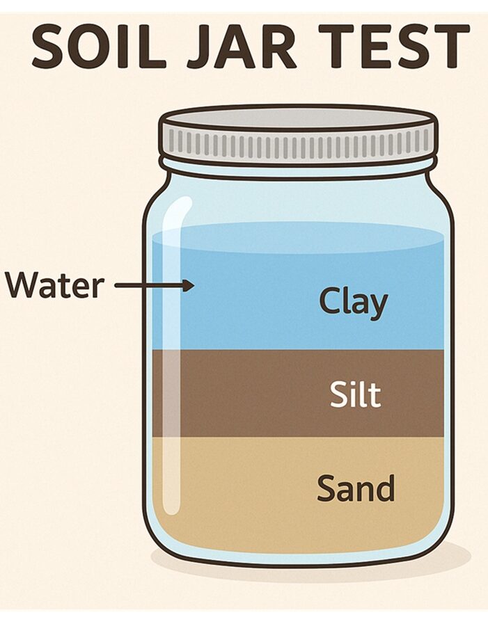 soil jar test diagram